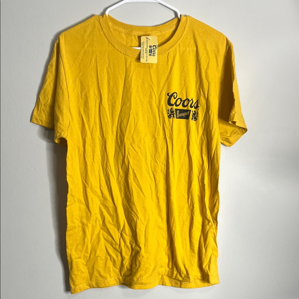 Coors Banquet Yellow Short Sleeve Tee
